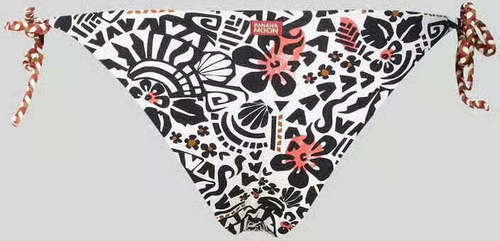 Banana moon slim fit bikinibroekje met florale all-over print model 'Jaka'