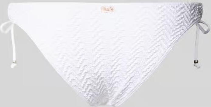 Banana moon slim fit bikinibroekje met structuurpatroon model 'Jada'