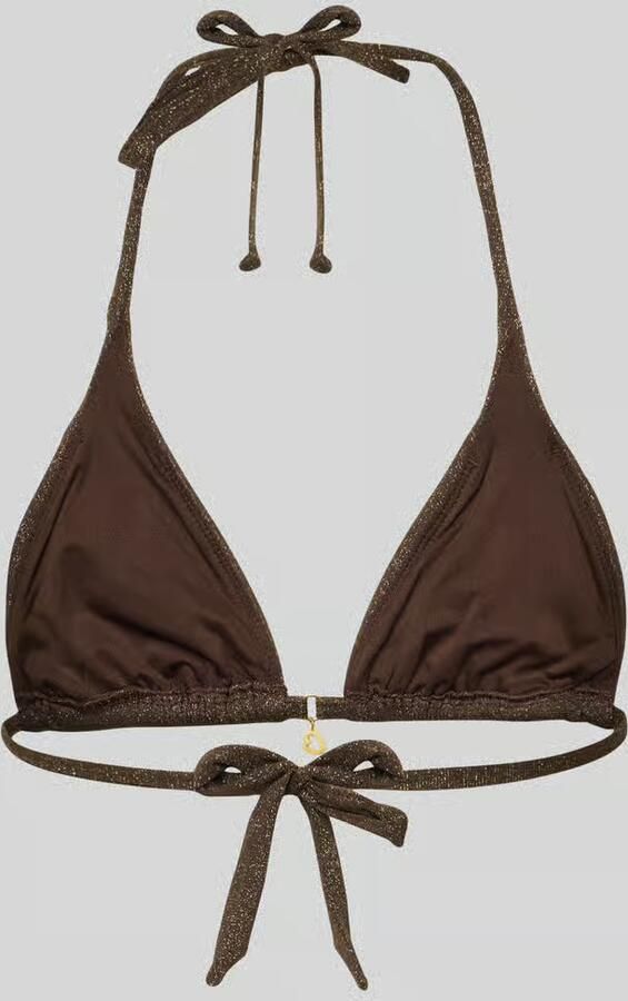 Banana moon Traingelbikini met vetersluiting model 'RICO LIGHTGLITTER'