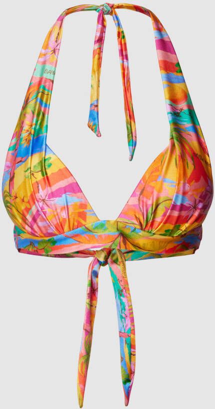Banana moon Bikinitop met all-over print model 'MAHO'