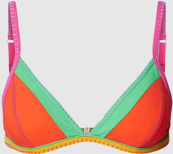 Banana moon Bikinitop met colour-blocking-design model 'TAEKO'