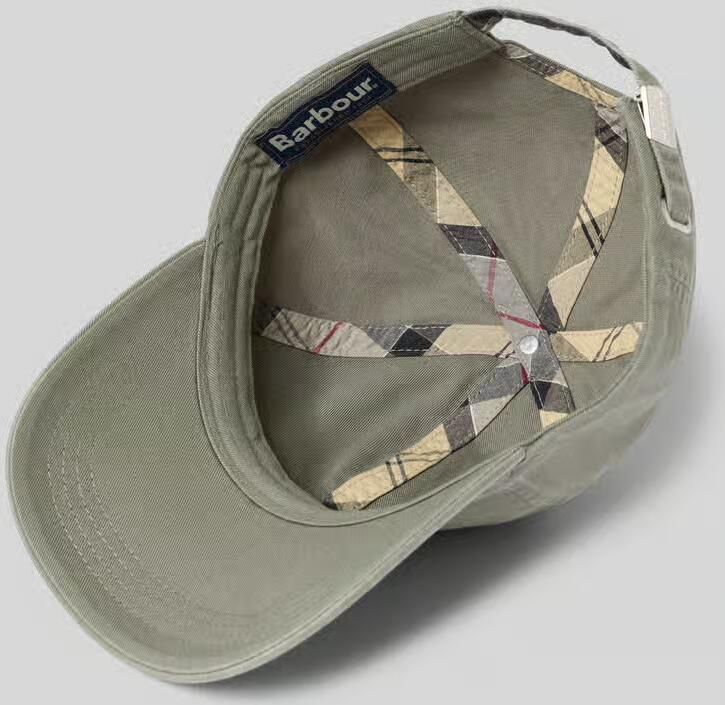 Barbour Baseballpet van puur katoen model 'CASCADE' - Foto 5