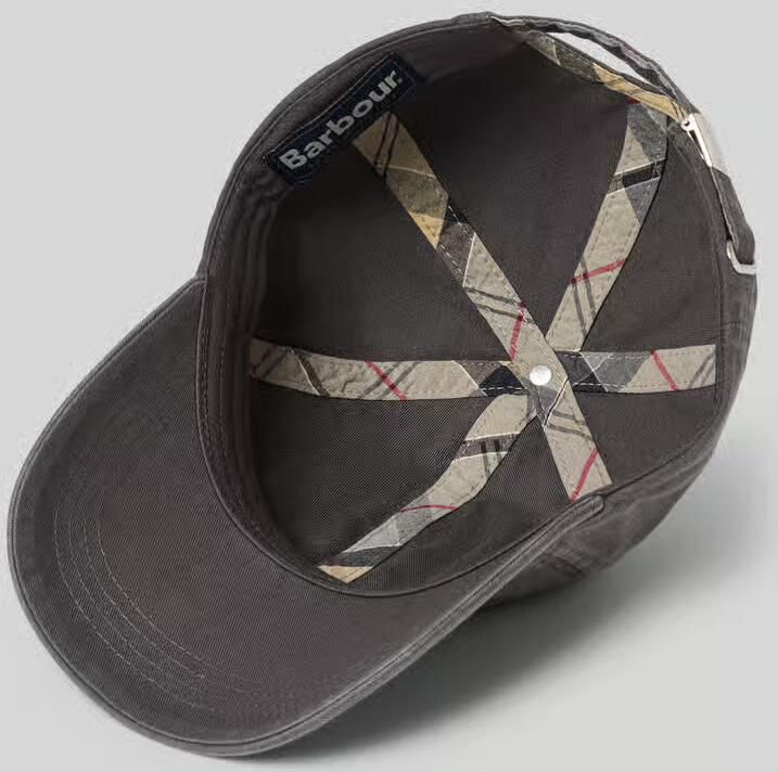 Barbour Baseballpet met labelstitching model 'CASCADE' - Foto 2