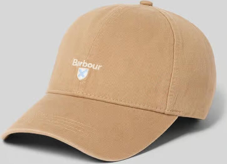 Barbour Contrasterende Logo Pet met Verstelbare Sluiting Beige Heren - Foto 6