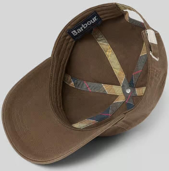 Barbour Baseballpet met labelstitching model 'CASCADE' - Foto 4