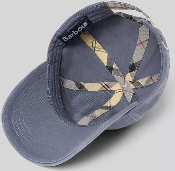 Barbour Baseballpet met labelstitching model 'CASCADE'