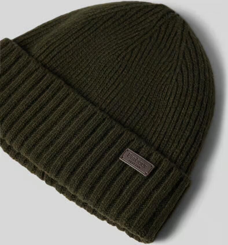 Barbour Geribbelde Katoenen Hoed Groen Logo Detail Groen Heren - Foto 2