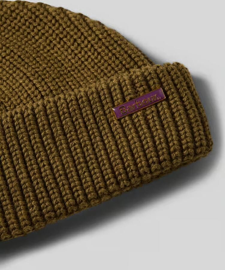 Barbour Beanie met wol model 'MOSELY'