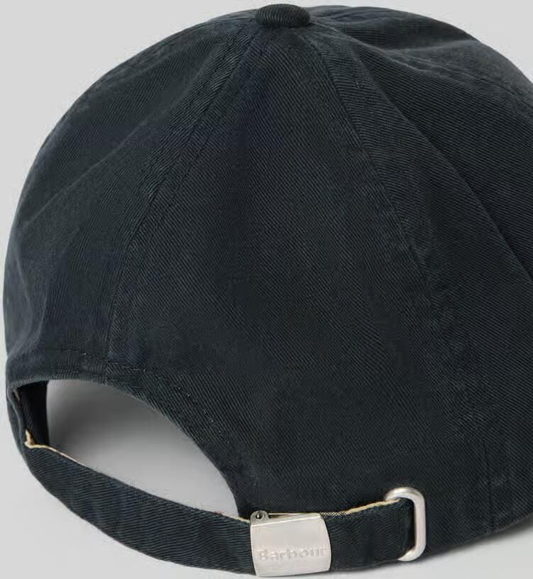 Barbour Stijlvolle Navy Blauwe Katoenen Pet Blauw Heren - Foto 4