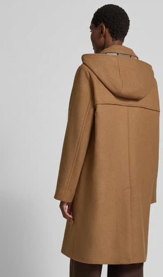 Barbour Comfort fit houtje-touwtjejas van wolmix model 'MELODY'