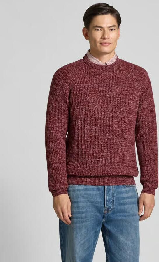 Barbour Gebreide pullover van pure wol model ' HORSEFORD' - Foto 3