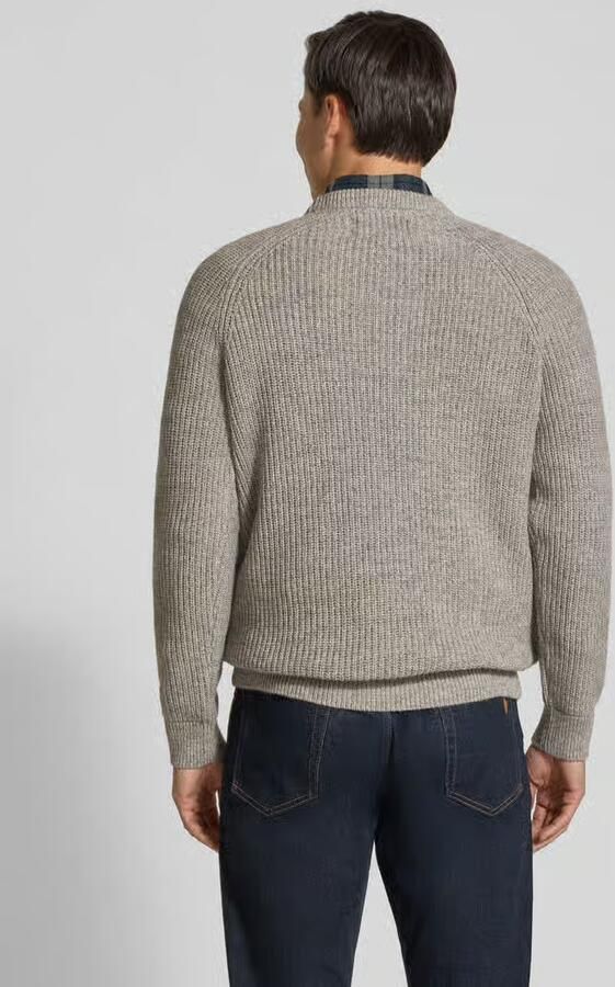 Barbour Gebreide pullover van pure wol model ' HORSEFORD' - Foto 7