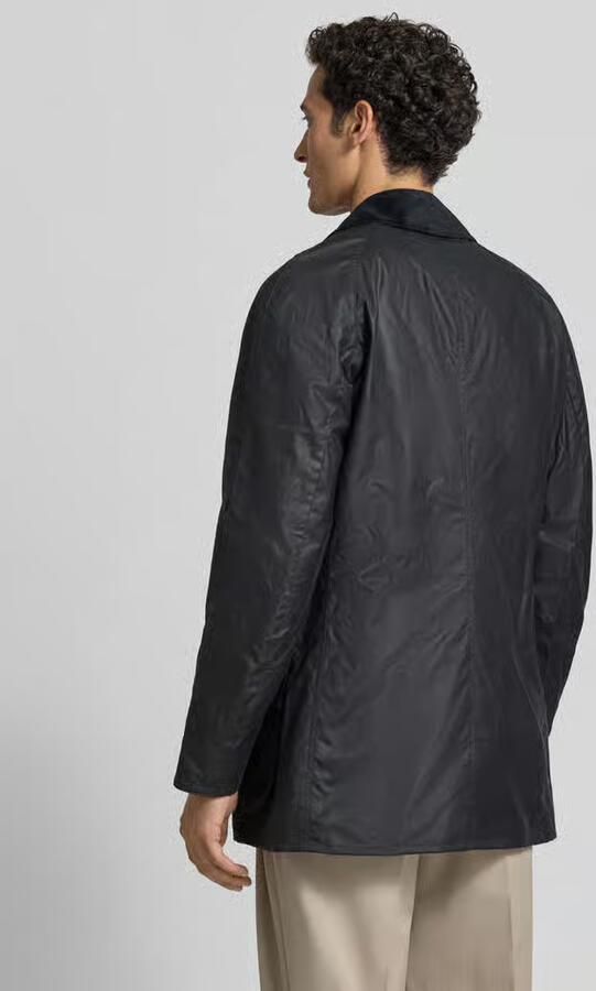 Barbour Getailleerd functioneel jack van gewaxte katoen model 'BRISTOL' - Foto 5