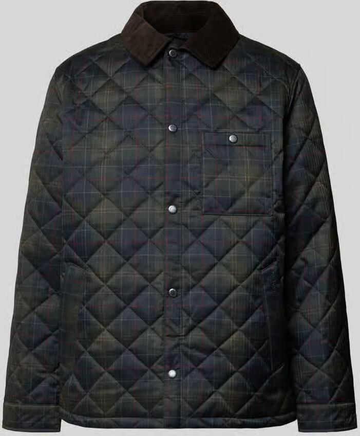 Barbour Gewatteerd jack met borstzak