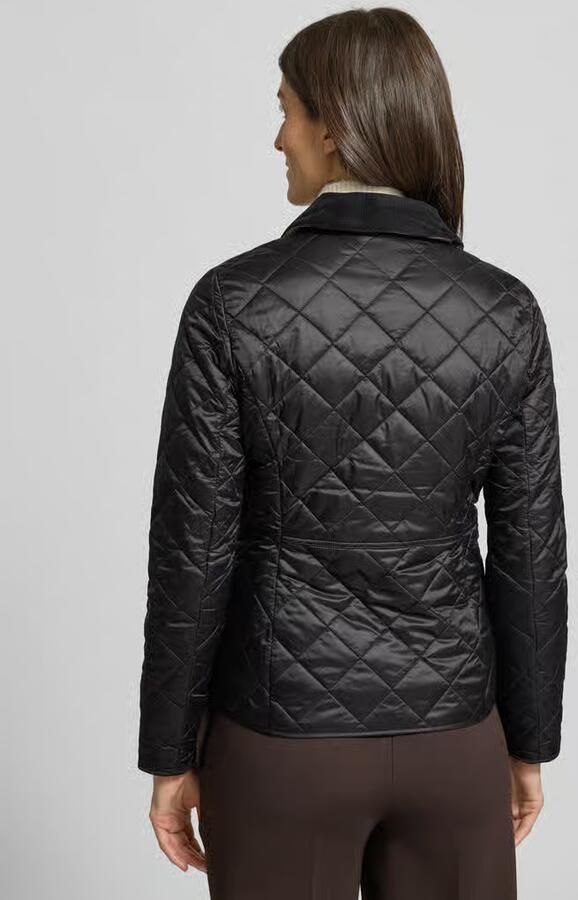 Barbour Gewatteerd jack met kraag van corduroy model 'Deveron'