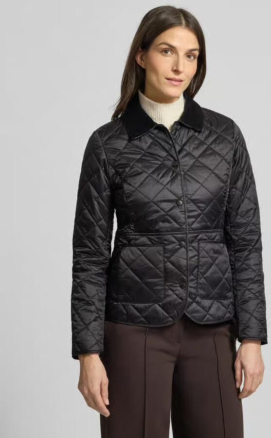 Barbour Gewatteerd jack met kraag van corduroy model 'Deveron' - Foto 3