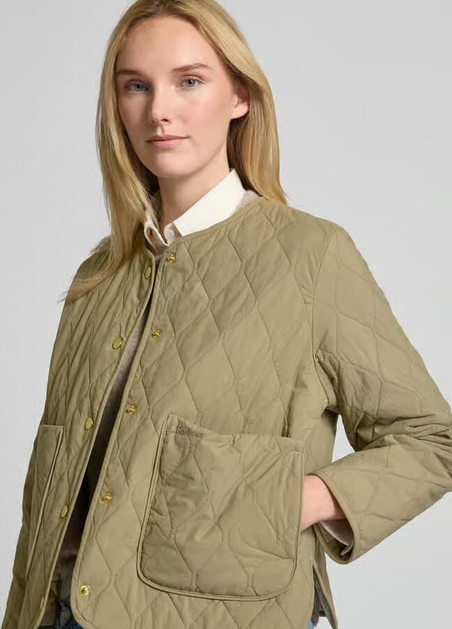 Barbour Gewatteerd jack met opgestikte zakken model 'MONROE' - Foto 2