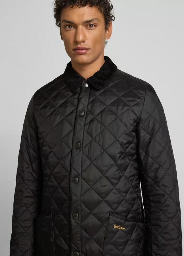 Barbour Zwarte Herenjas met Hoogwaardige Afwerking Zwart Heren - Foto 6