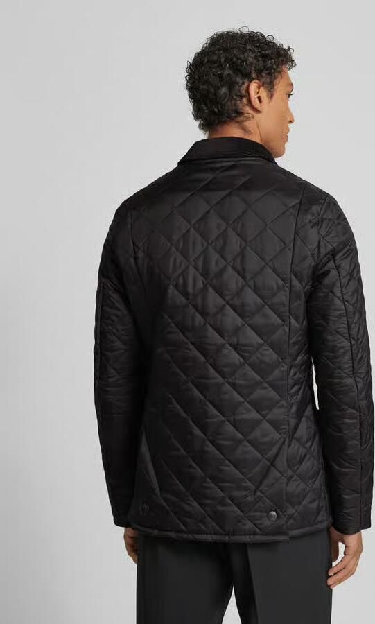 Barbour Zwarte Herenjas met Hoogwaardige Afwerking Zwart Heren - Foto 4