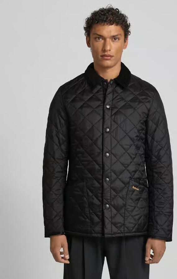 Barbour Zwarte Herenjas met Hoogwaardige Afwerking Zwart Heren - Foto 5