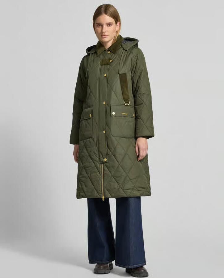 Barbour Gewatteerde mantel met capuchon - Foto 2
