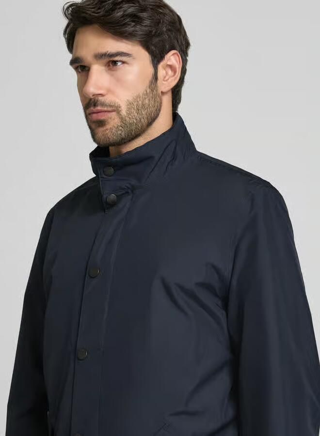 Barbour regular fit hemdjack met staande kraag