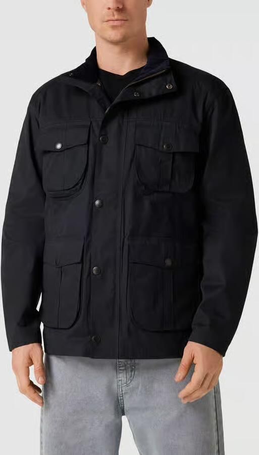 Barbour Regular fit jack van katoenmix model 'SANDERLING' - Foto 4