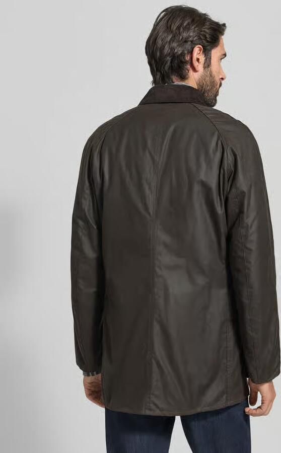 Barbour Getailleerd functioneel jack van gewaxte katoen model 'BRISTOL'