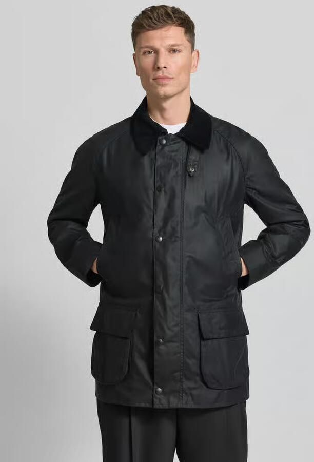 Barbour Getailleerd functioneel jack van gewaxte katoen model 'BRISTOL' - Foto 2
