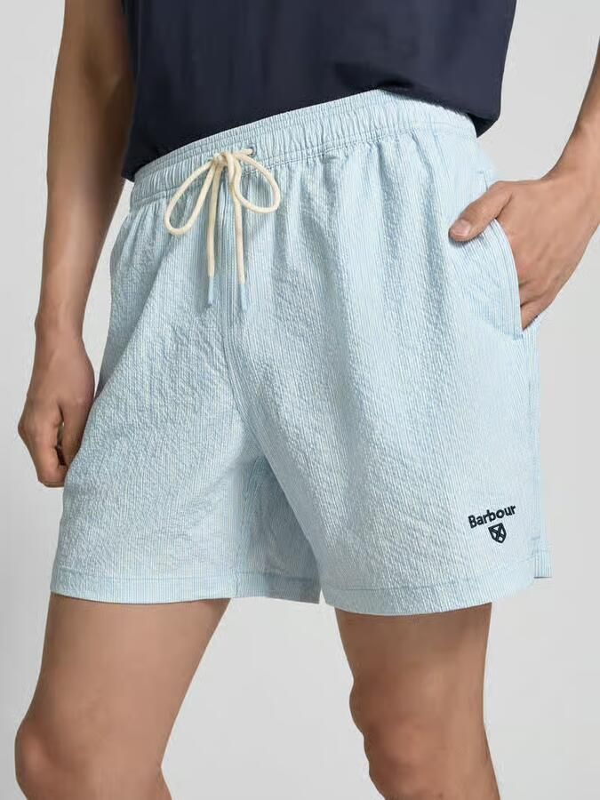 Barbour Korte broek met elastische band en steekzakken - Foto 2