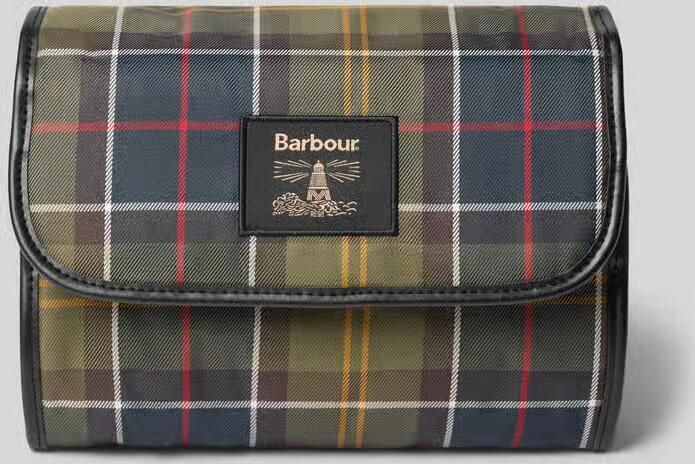 Barbour Portemonnee Tartan Hanging Washbag Classic Beacon