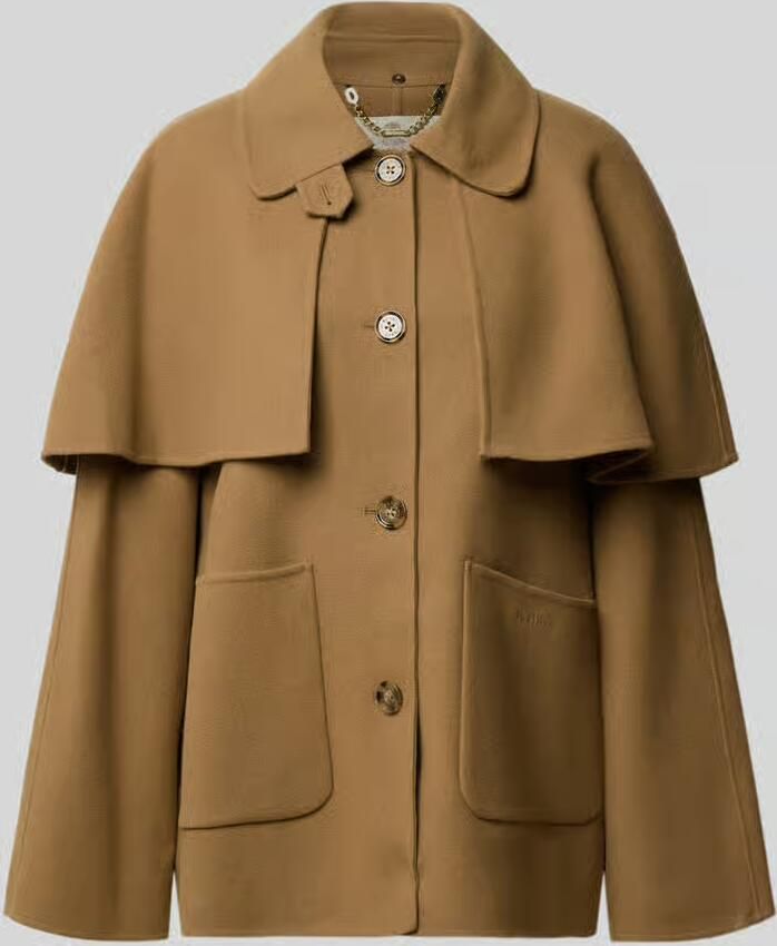 Barbour Lange jas met cape-detail