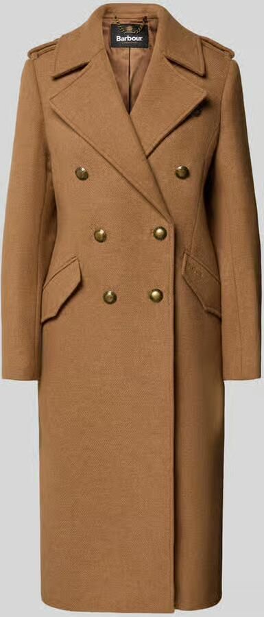 Barbour Regular fit lange jas van wolmix model 'COTTESMORE'