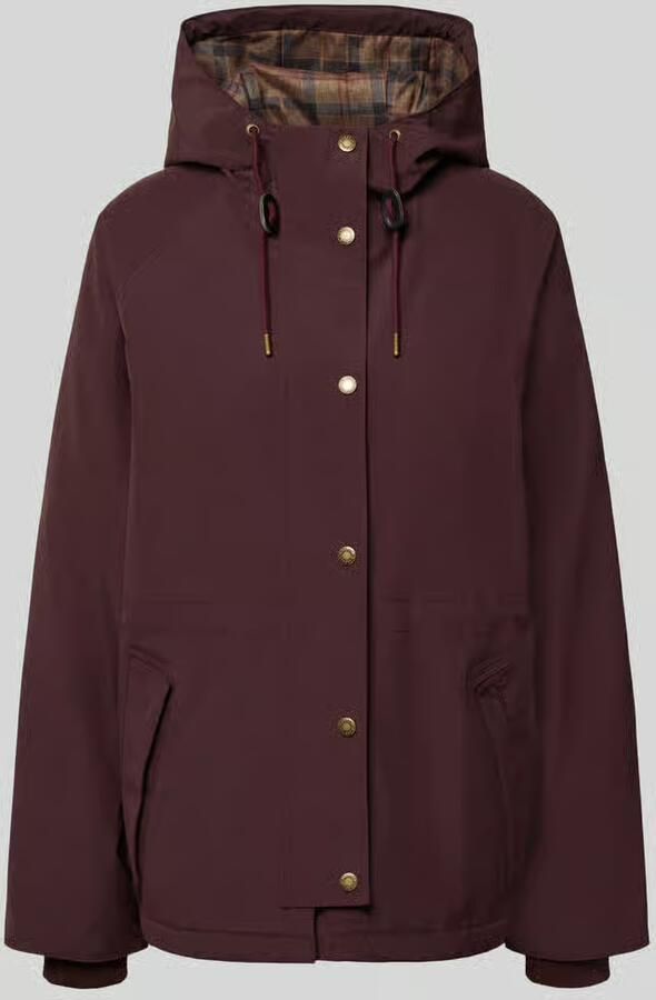 Barbour Loose fit functioneel jack met capuchon model 'HESTER WATERPROOF'