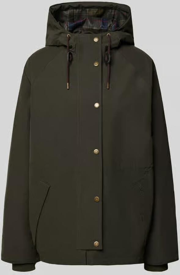 Barbour Loose fit functioneel jack met capuchon model 'HESTER WATERPROOF'
