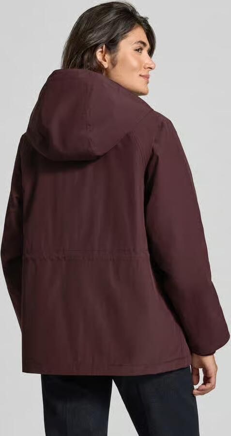 Barbour Loose fit functioneel jack met capuchon model 'HESTER WATERPROOF' - Foto 3