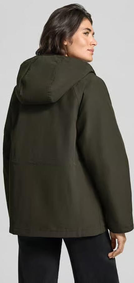 Barbour Loose fit functioneel jack met capuchon model 'HESTER WATERPROOF' - Foto 3