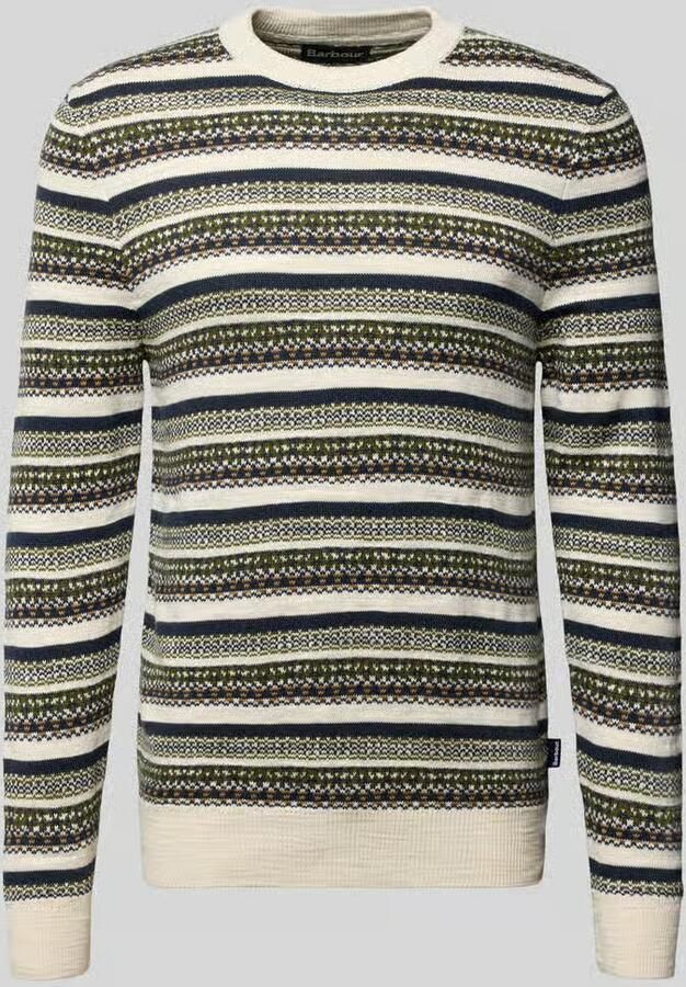 Barbour Loose fit gebreide pullover van puur katoen