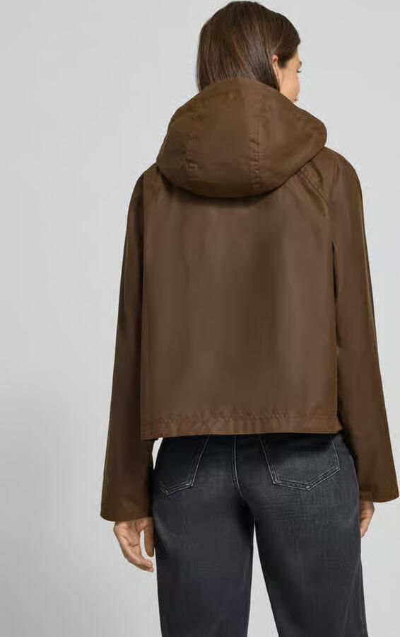 Barbour Loose fit houtje-touwtjejas van puur katoen model 'MYRA'