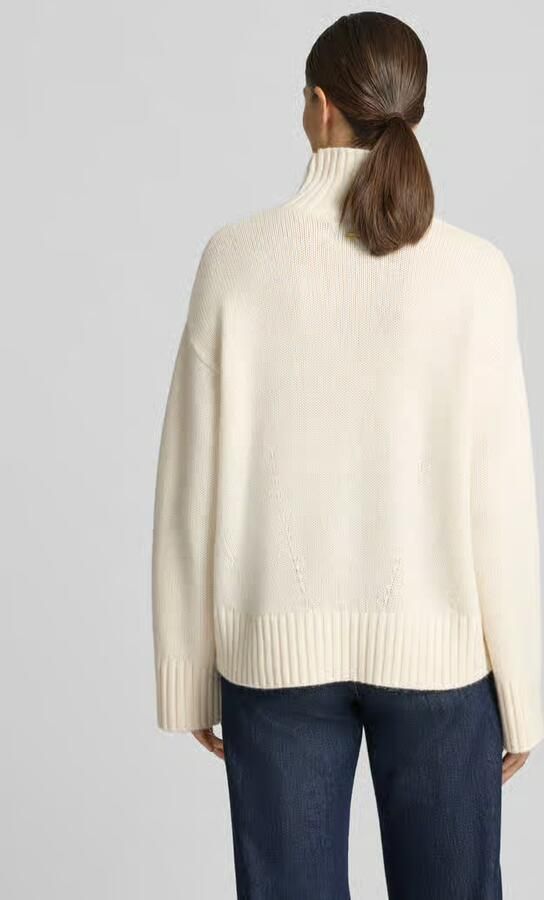 Barbour Loose fit pullover van mix van wol en kasjmier model 'WOODHOUSE' - Foto 3