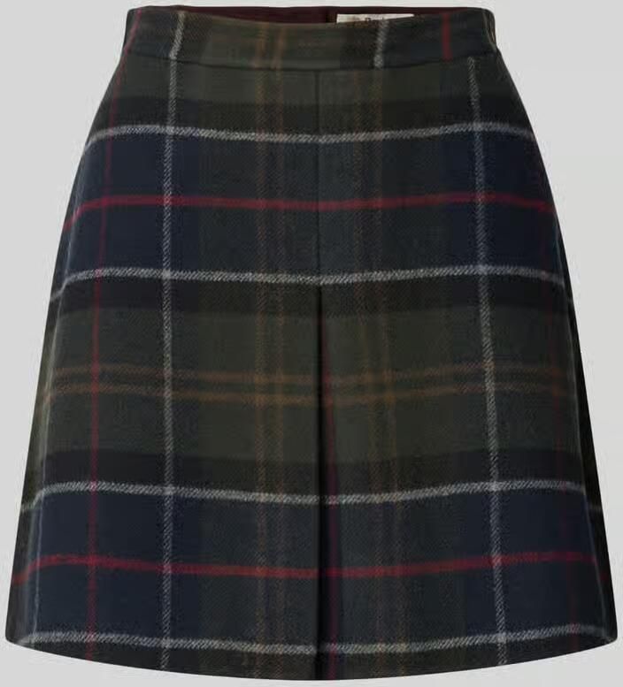 Barbour Mini-rok met stolpplooi model 'MARLOW MINI SKIRT'