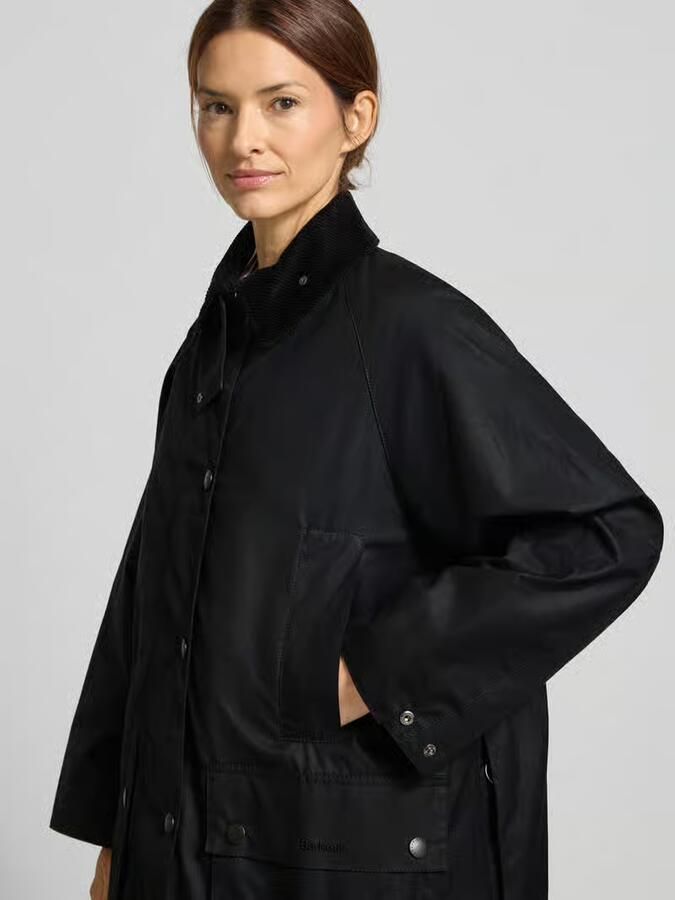 Barbour Oversized gewaxt jack van puur katoen model 'BEAUFORT'