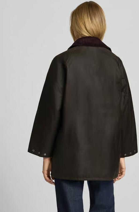 Barbour Oversized gewaxt jack van puur katoen model 'BEAUFORT'