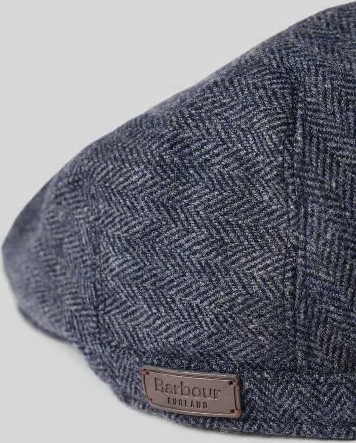 Barbour Platte pet in gemêleerde look met wol model 'Barlow' - Foto 2