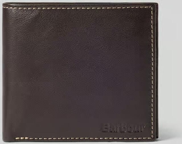 Barbour Portemonnee van echt leer