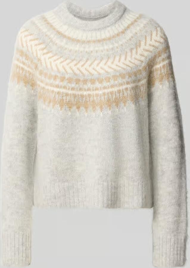 Barbour Pullover van alpacawol met jacquardstructuur