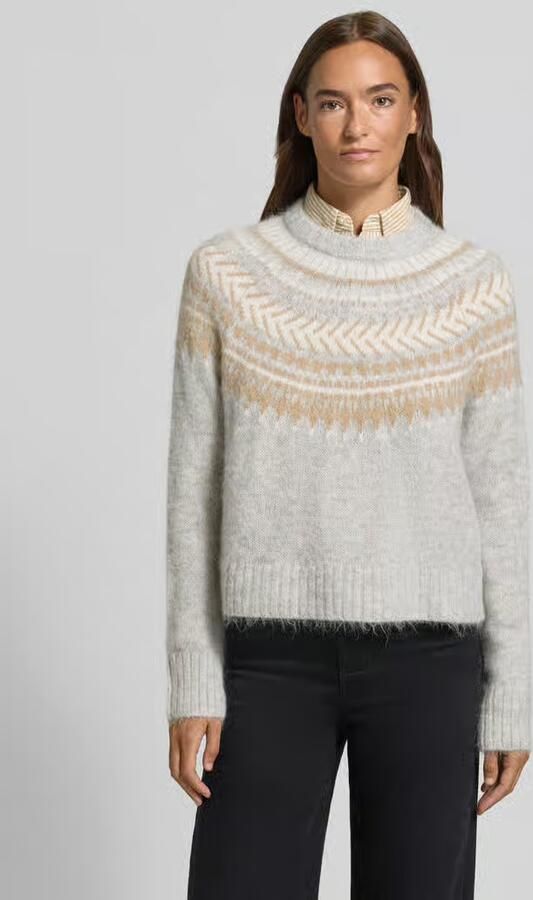 Barbour Pullover van alpacawol met jacquardstructuur - Foto 2