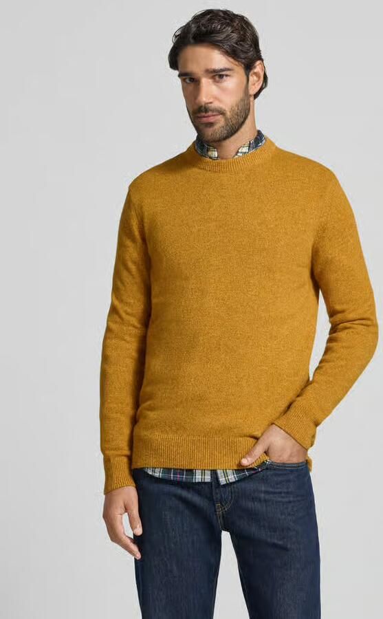 Barbour Pullover van mix van wol en zijde met ronde hals model 'TISBURY' - Foto 6