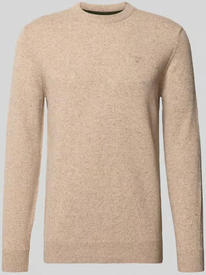 Barbour Pullover van mix van wol en zijde met ronde hals model 'TISBURY' - Foto 8