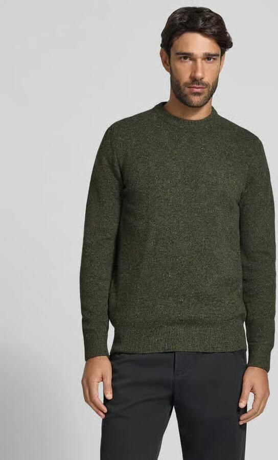 Barbour Pullover van mix van wol en zijde met ronde hals model 'TISBURY' - Foto 11
